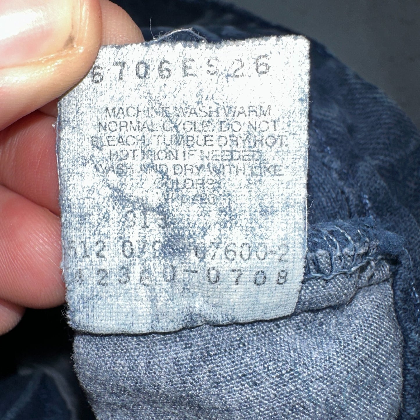 Levis 560 VTG Jeans Womens 14 Blue Wash Loose Straight Orange Tab Denim 25x26