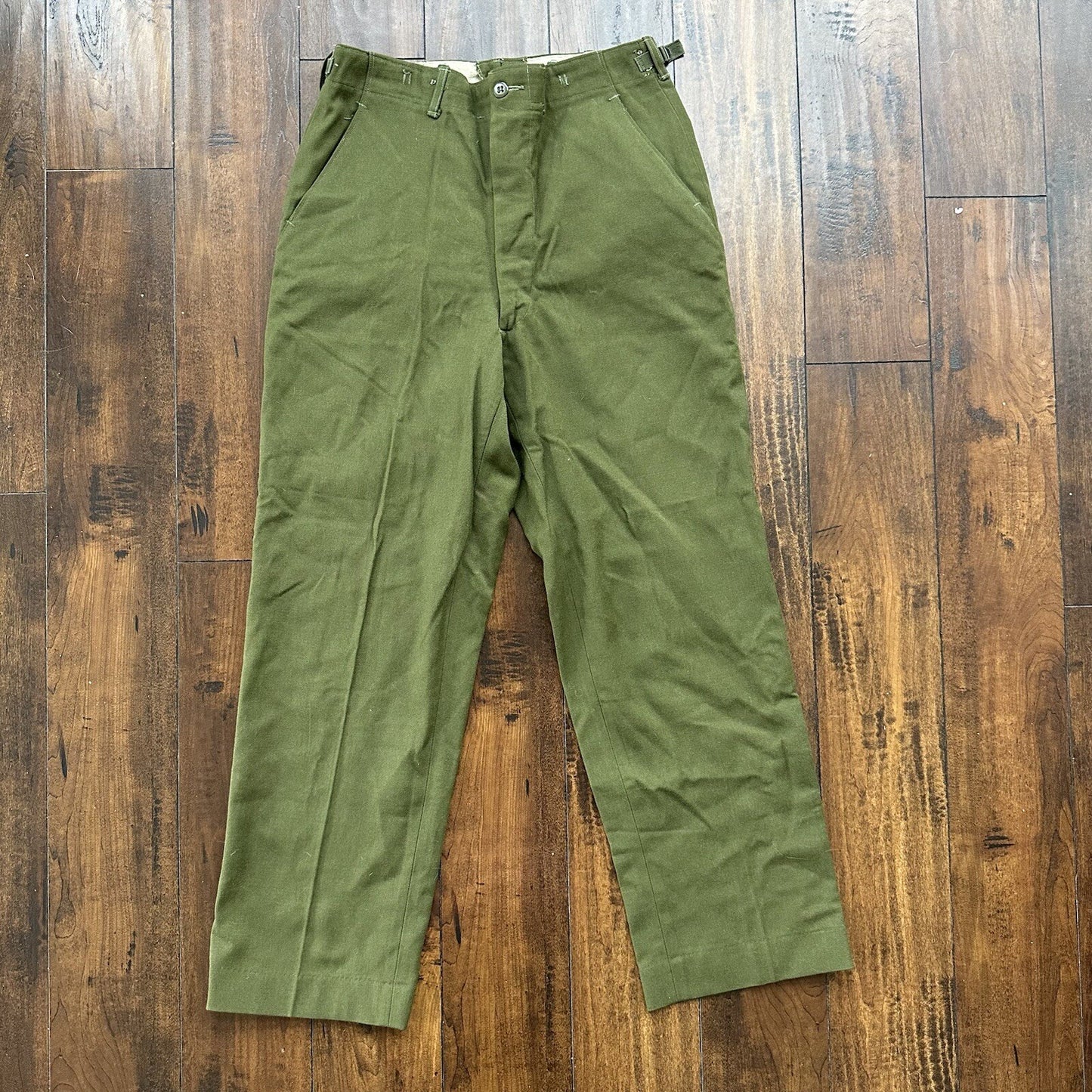 Original 1951 Dated Wool OG-108 Trousers 31x29 Military Pants Not HBT WWII WW2