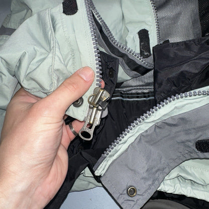 Nike VTG ACG Rain Jacket Storm Fit Anorak 90s Teal Hiking Ski Snowboard 3 Large