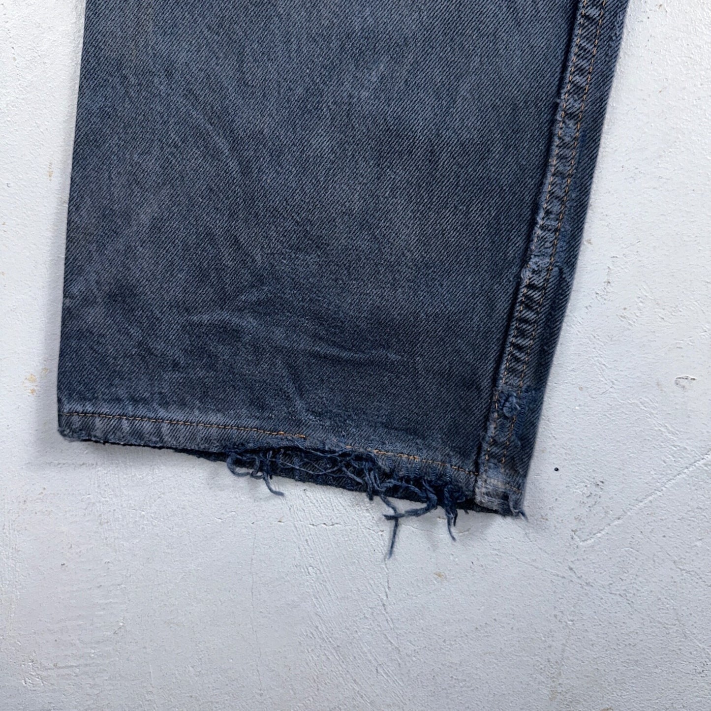 Levis 501 Vintage 90s USA XX Straight Leg Jeans Blue Overdyed 33x30 Act 32x29