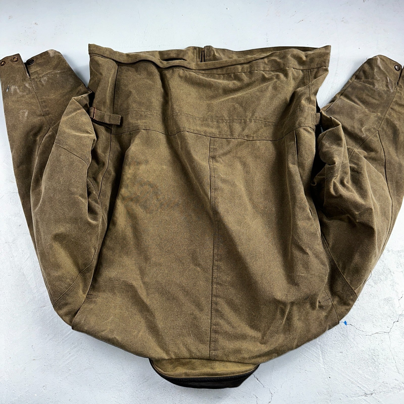 Outback Trading Waxed Canvas Fleece Lined Oilskin Jackhammer Jacket Mens XL