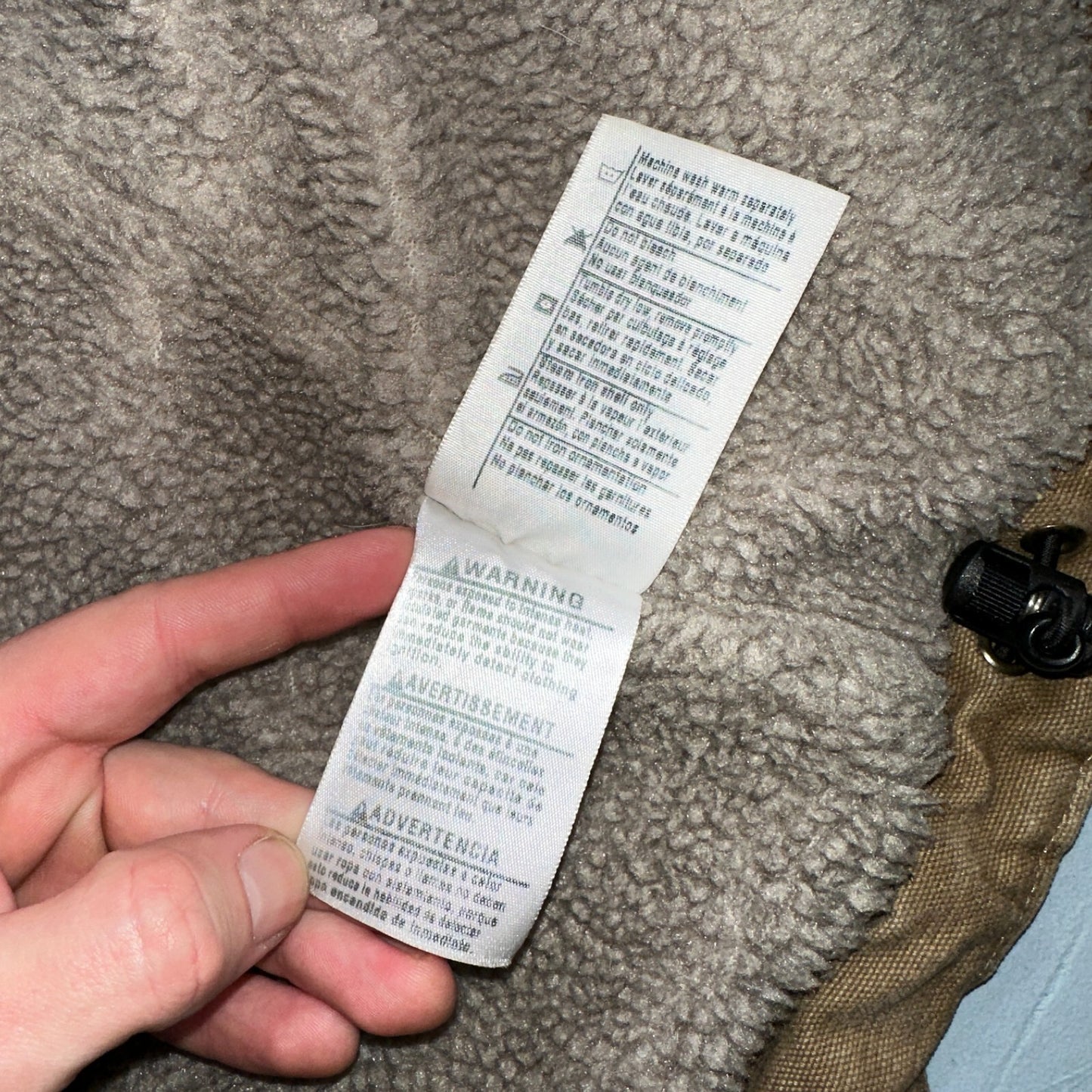 Carhartt VTG Bartlett Jacket 2XL Regular Brown Hooded Sherpa Lined 102285 Y2K