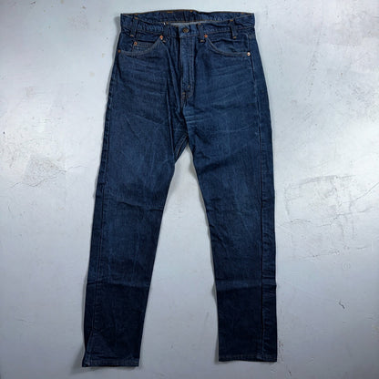 Levis 505 Vintage 80s 20505-0217 Orange Tab Dark 501 Jeans 36x34 USA 1980s