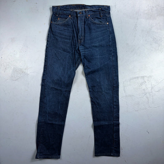 Levis 505 Vintage 80s 20505-0217 Orange Tab Dark 501 Jeans 36x34 USA 1980s