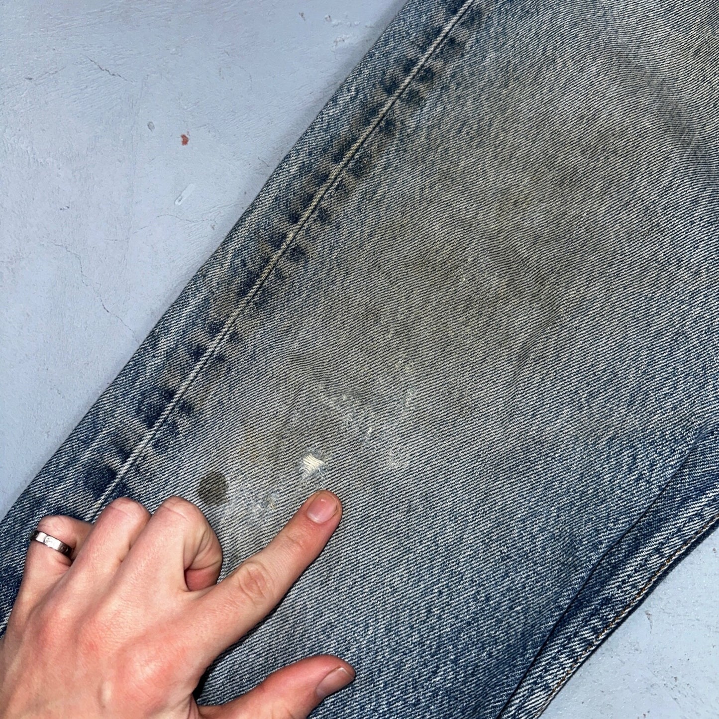 Levis 501 Vintage Y2K Mexico Straight Leg Jeans 34x33 90s Med Wash Act 32x29