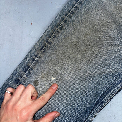 Levis 501 Vintage Y2K Mexico Straight Leg Jeans 34x33 90s Med Wash Act 32x29