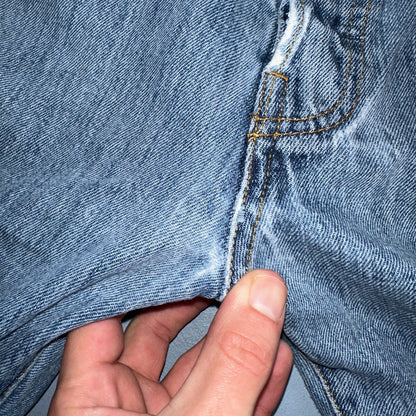 Levis 501 Vintage Y2K XX Straight Leg Jeans Blue Light Wash 33x30 Act 31x29
