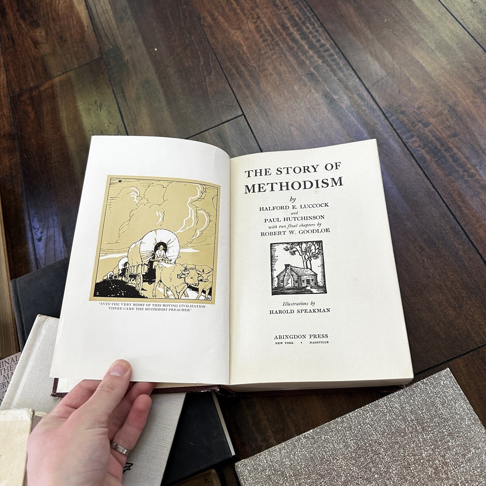 Lot 18 Cool Old Vintage Antique Rare Hardcover Random Books Green Coffee Table