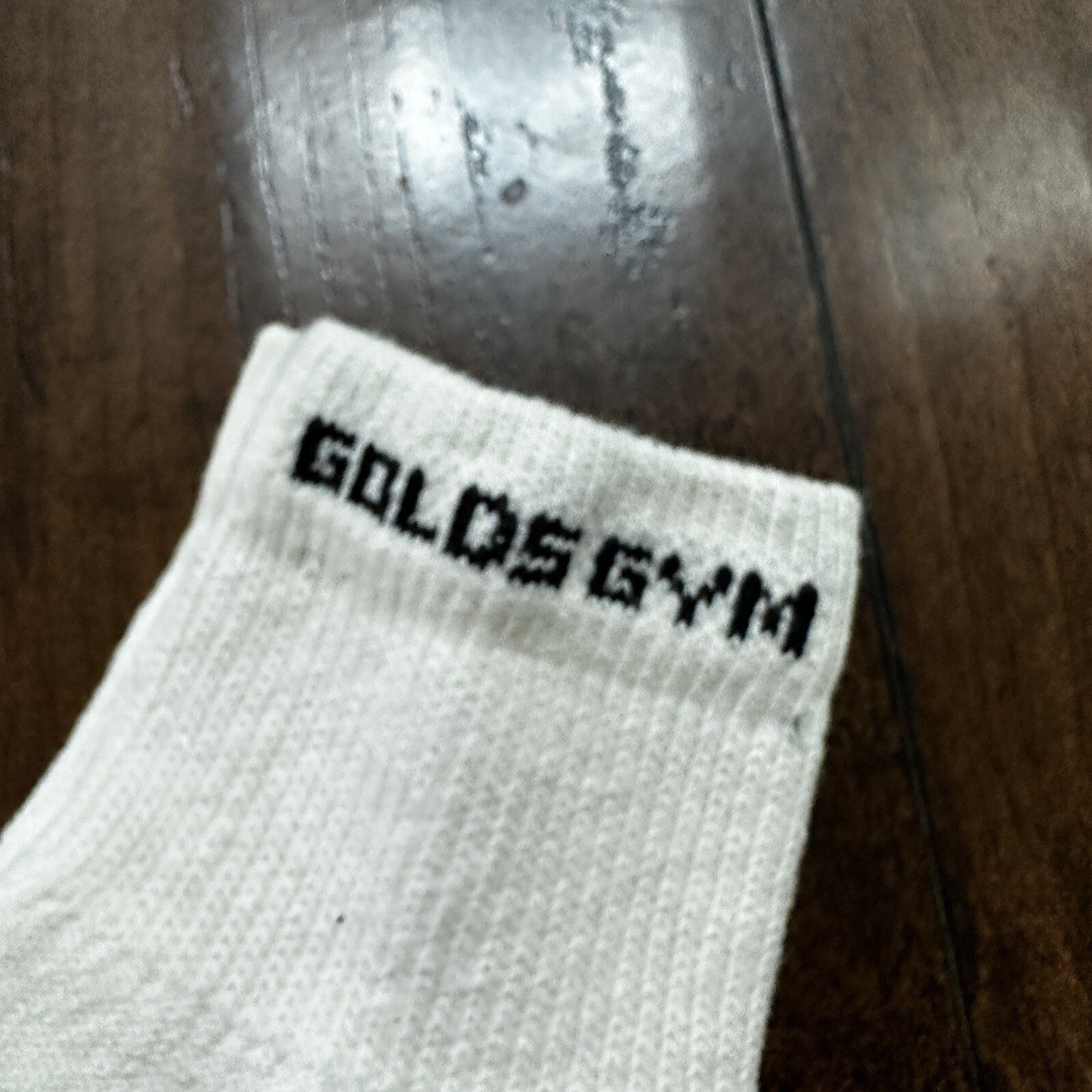 Golds Gym Women's Crew Socks Running Crew Socks 80s White Vtg 90s USA W9-11