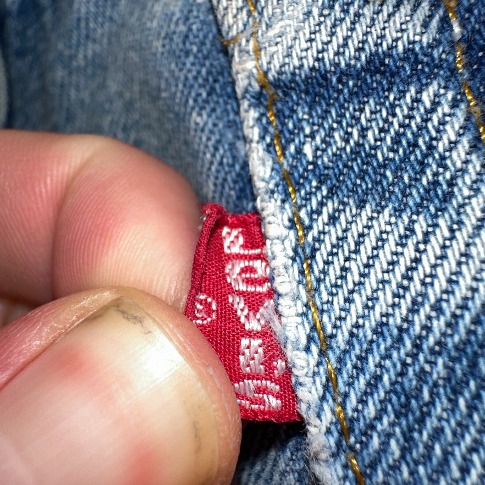 Levis 517 Vintage 80s USA Red Tab Bootcut Flare Blue Denim Jeans Act 34x30