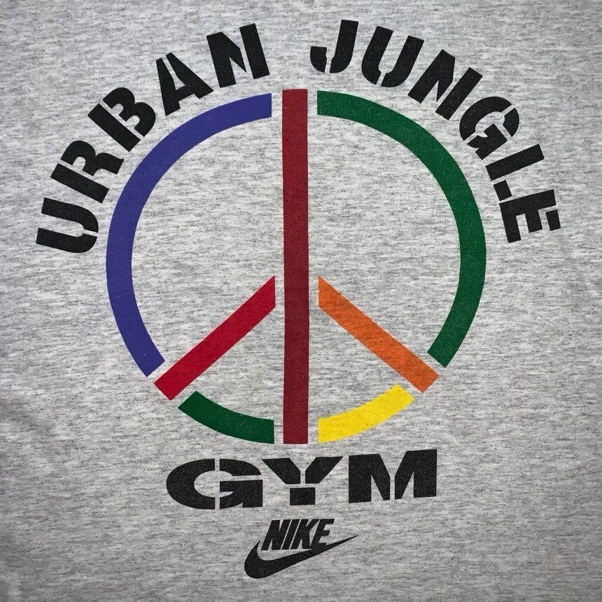 Nike Urban Jungle Gym Spike Lee Vintage T Shirt 90s USA Rare Jordan Rap 4s 3s