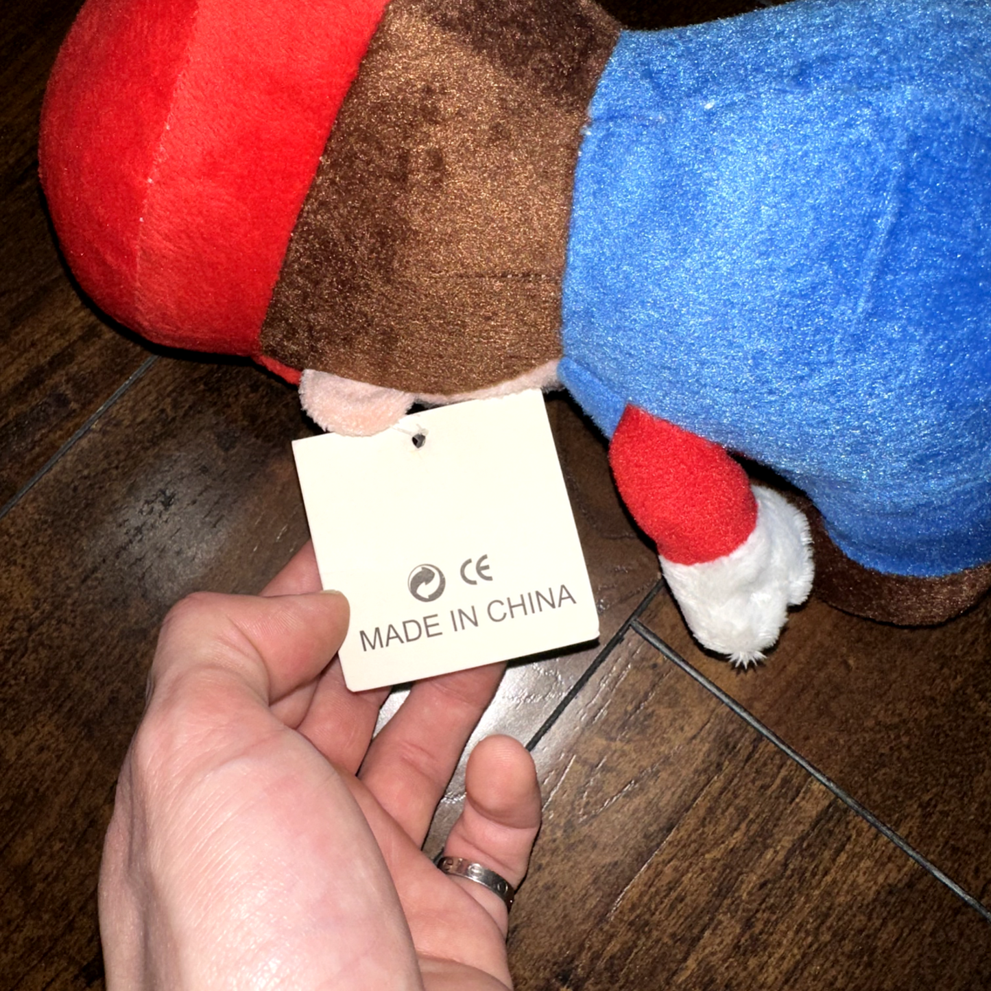 Super Mario Bros Mario Plush Doll Stuffed Toy 2012 w Tags VTG Cute Japan