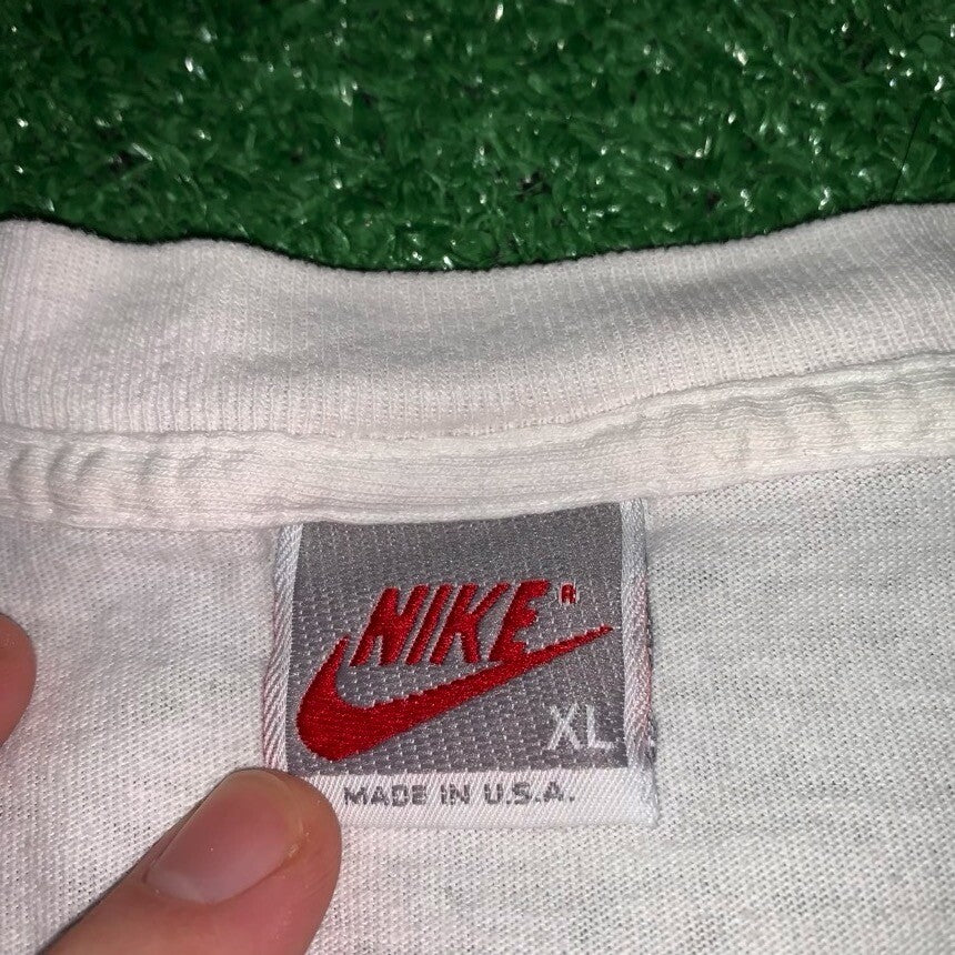 Vintage Nike T Shirt Mens XL Peach Tree Georgia Atlanta America 1992 July 4 USA