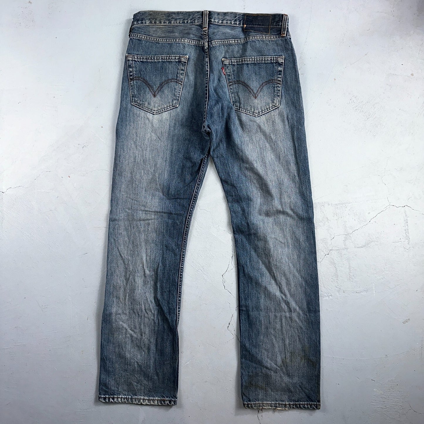 Levis 501 Vintage Y2K XX Straight Leg Jeans Blue Med Wash 33x32 Act 33x30