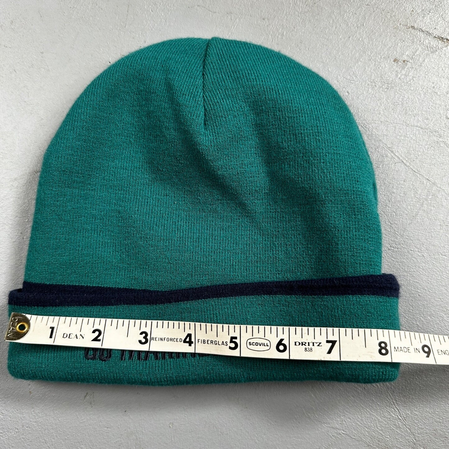 Nike VTG MLB Seattle Mariners LOGO Knit Skull Cap Beanie Hat 90s Double Sided