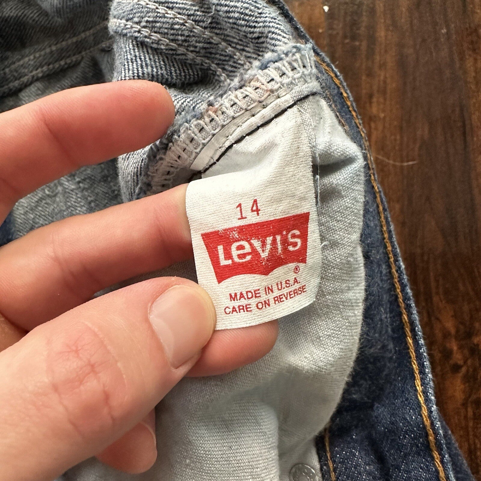 VTG 90s Levi’s 501 XX 18501-0193 Dark Wash High Waist Button Fly Jeans 28x31 80s