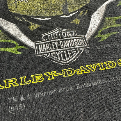 Harley Davidson Looney Tunes VTG T Shirt Motorcycle Bike Graphic Winchester Y2K