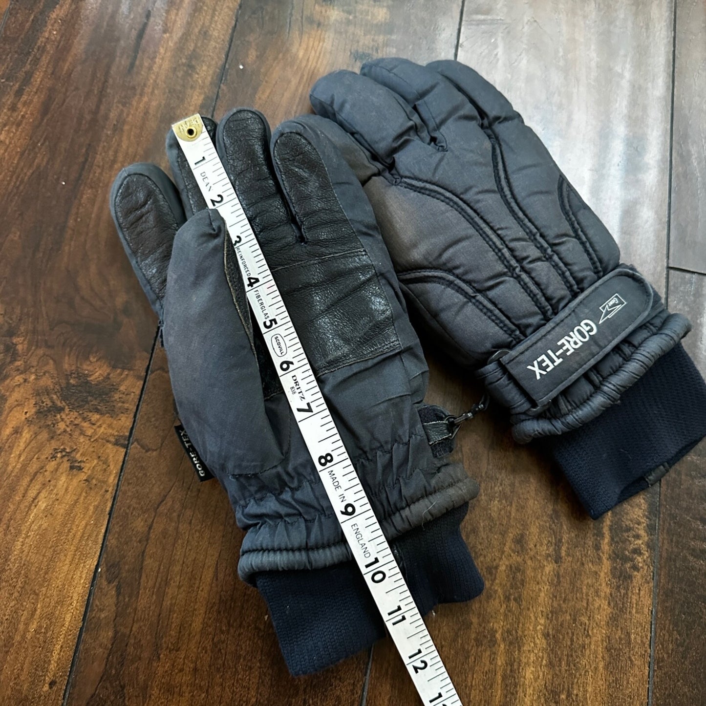 Olympia Gloves Adult XL Navy Blue Black Korea Palm Gore Tex Insulated VTG