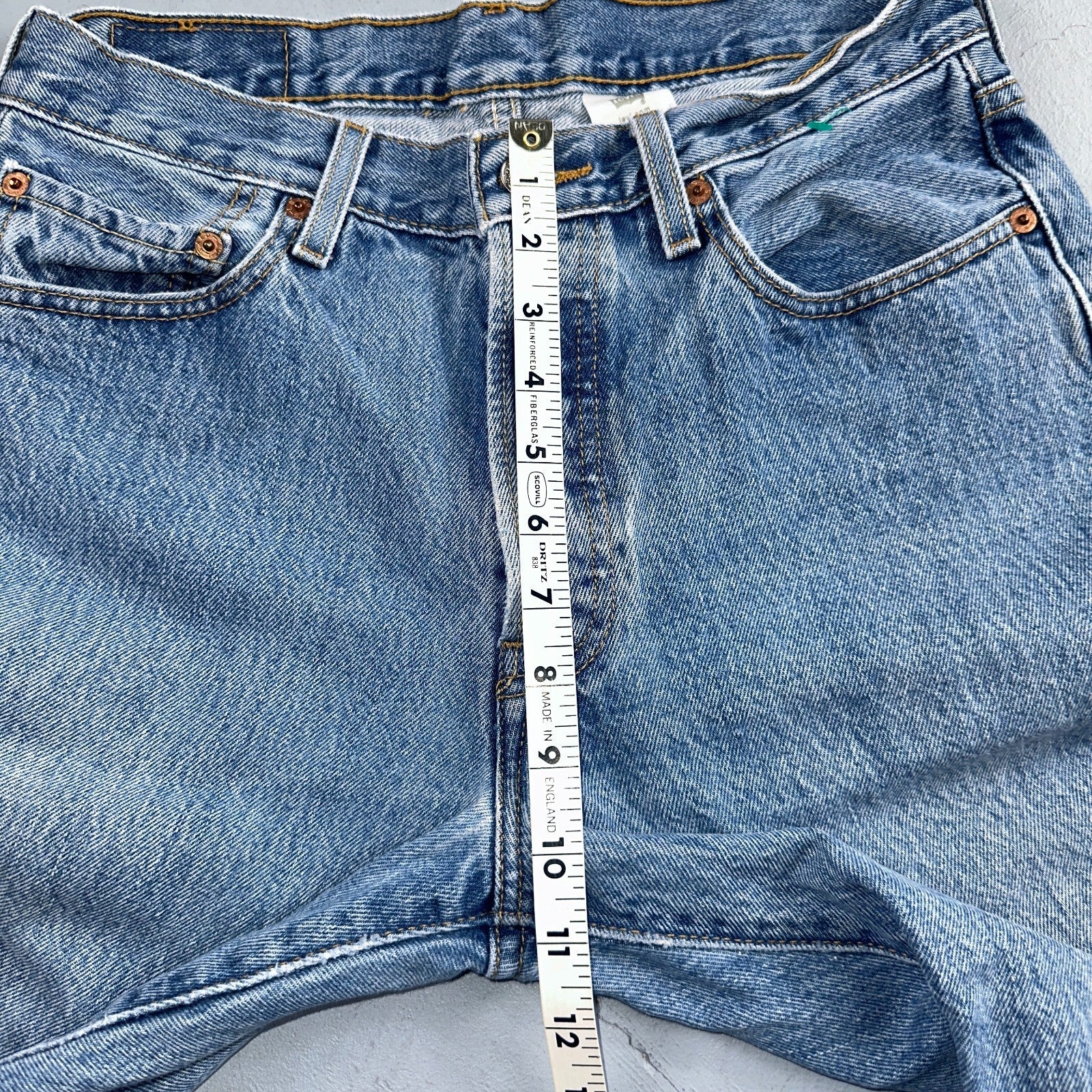 Levis 501 Vintage Y2K 90s XX Straight Leg Jeans Blue Light Wash 30x32 Act 29x31