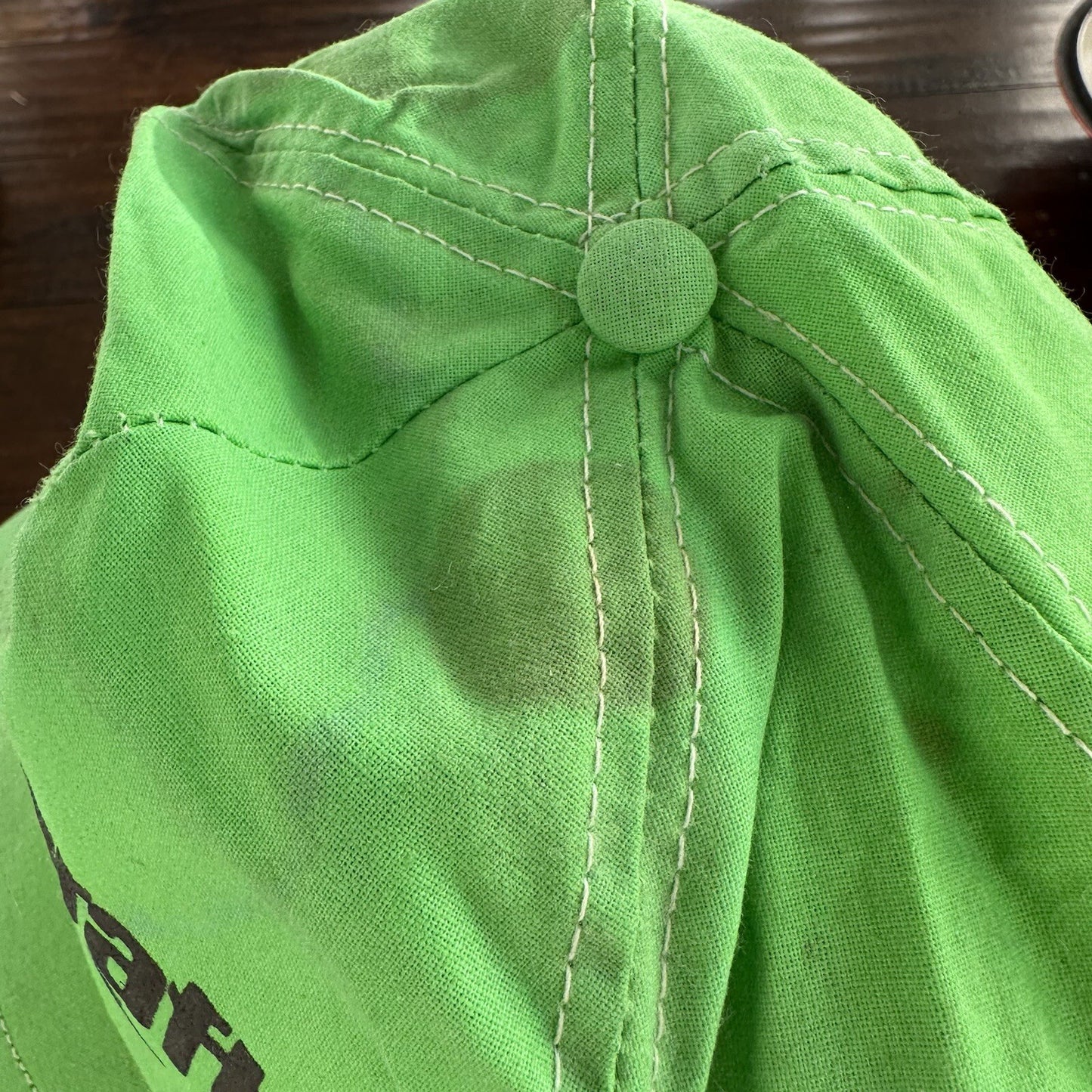 Vintage Motorcraft Racing Snapback Neon Green Hat Made in USA 80s 90s Cars Bikes