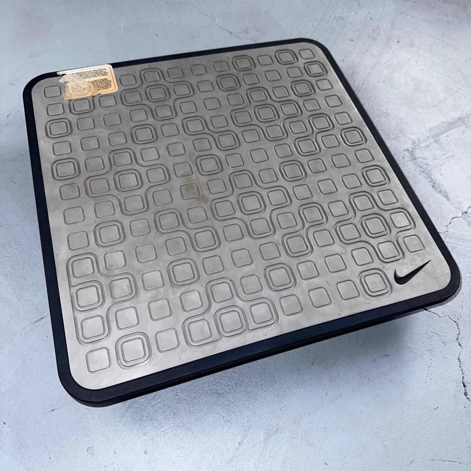 Nike Vintage Balance Board Rocker Yoga Gym Y2K 90s Rare Swoosh Sports Promo