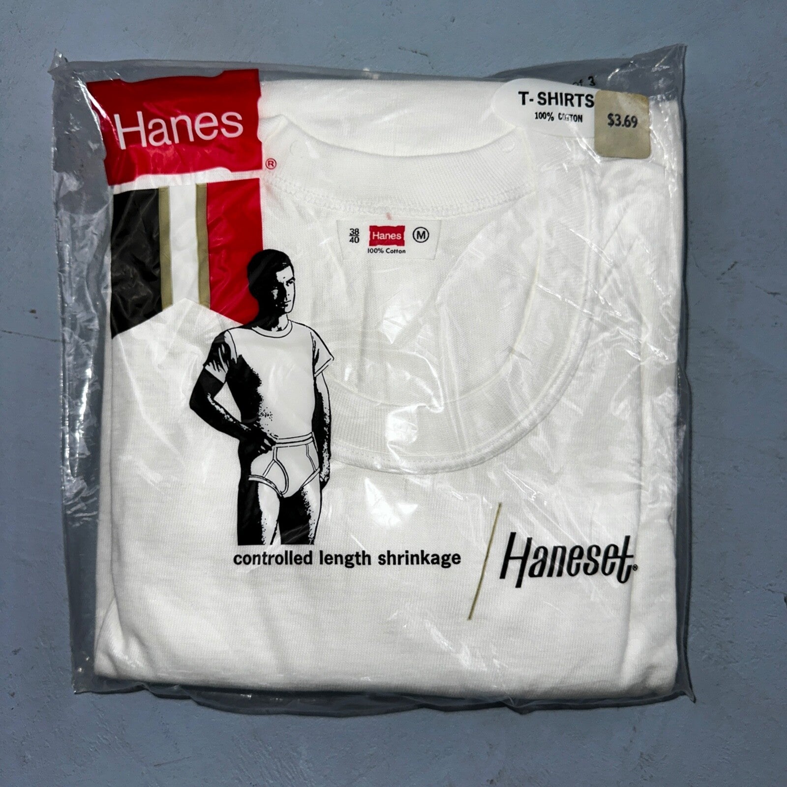 1960s Hanes Vintage White Blank T Shirt Mens Rockabilly Lot Of 3 Pack 60s 50s