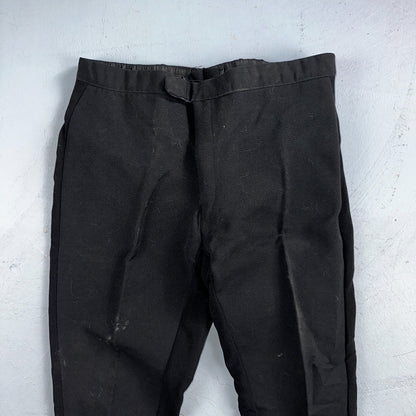 Roffe Jett Ski Pants Vintage Men’s 34 Regular Black USA 1960s Rockabilly 60s