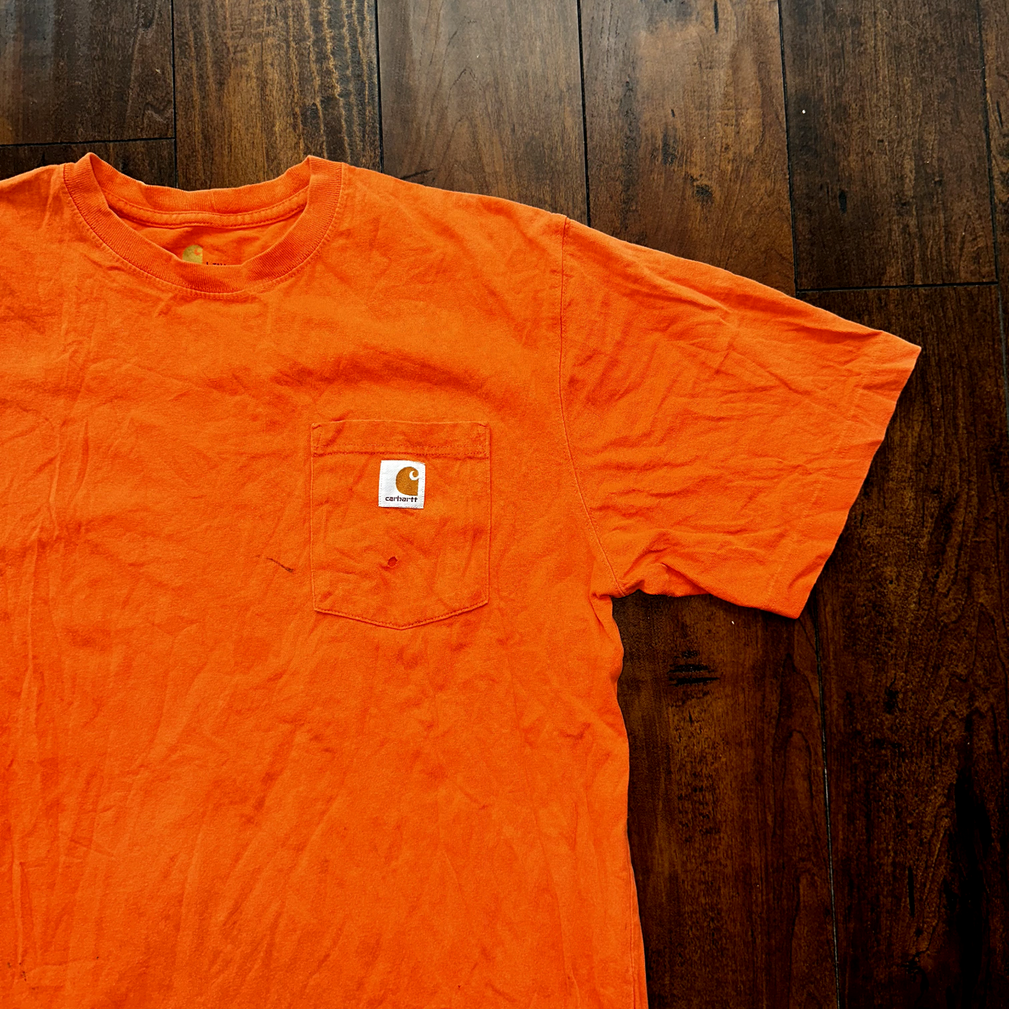 Carhartt Pocket T Vintage Style T Shirt Travis Scott Tan Workwear Y2K Thrashed