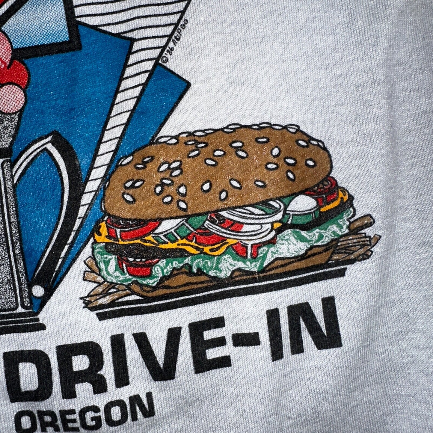 Arnolds Drive In VTG T Shirt Prineville Oregon Hot Dog Cruise Inn 1988 Rare 80s