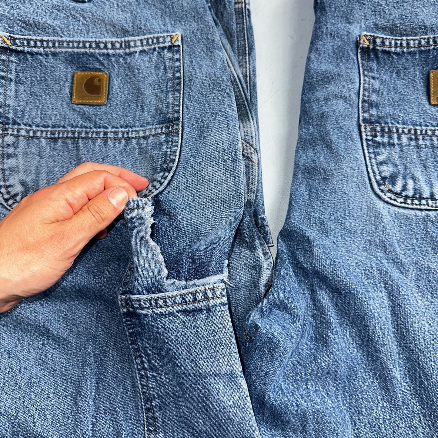 Carhartt B171 B13 DST Carpenter Jeans Relaxed Faded Pants 36x34 Lot of 3