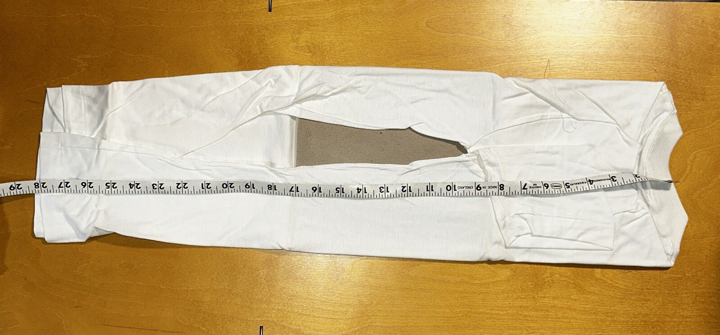 1970s JCPenney Vintage White Blank T Shirt Mens Rockabilly Lot Of 6 Pack 60s 70s