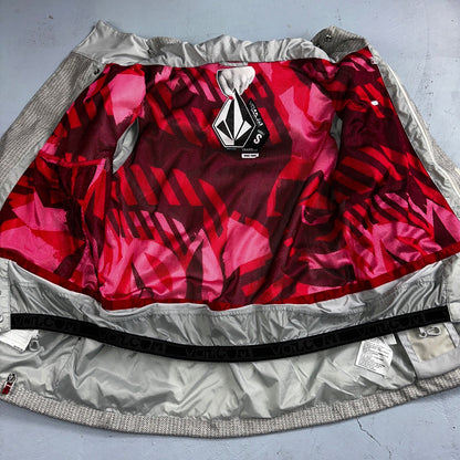 Volcom Snowboarding Jacket Men's Size Small Transition Parka Gray Ski