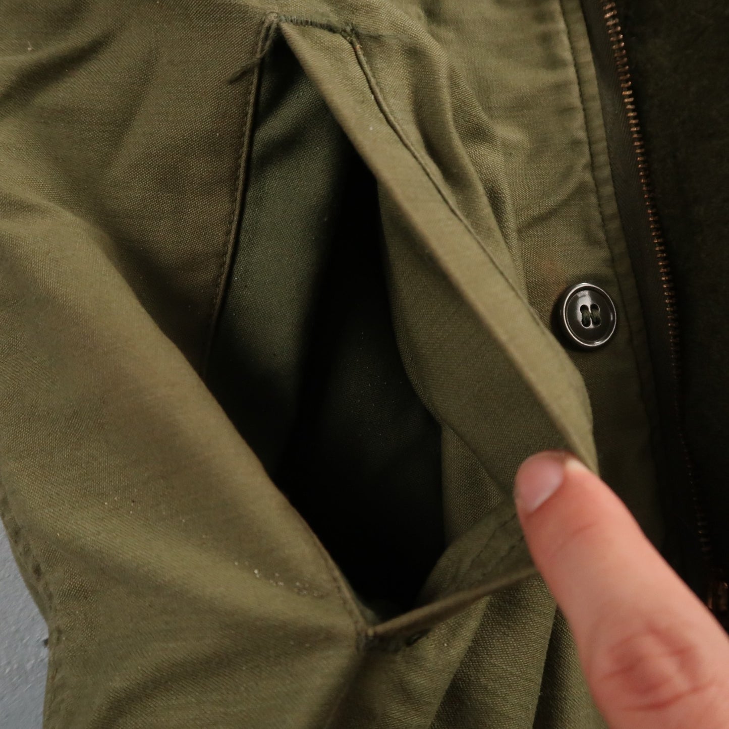 VTG 70s USN US Navy Military A-2 Intermediate Cold Weather Deck Jacket Small A2