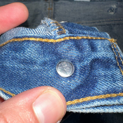 Levis 501 Vintage 90s XX Straight Leg Jeans Y2K Med Wash 42x30 Act 42x31