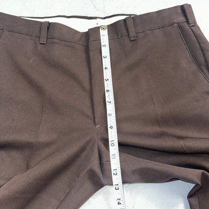 VTG Mens 2 PC Suit 40 Jacket Coat Pants Brown Levis Panatela Polyester 80s