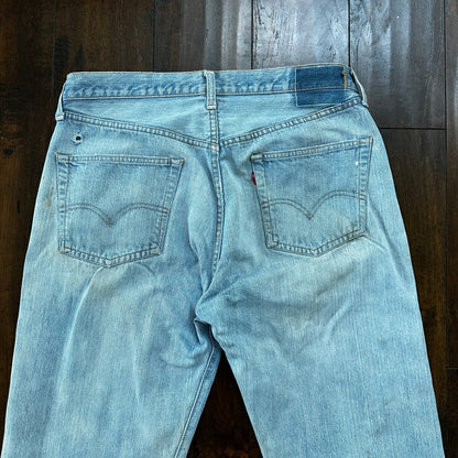 Vintage LEVIS 501XX Jeans Big E 1960s Denim Redline Selvedge 33x31 USA 60s 66