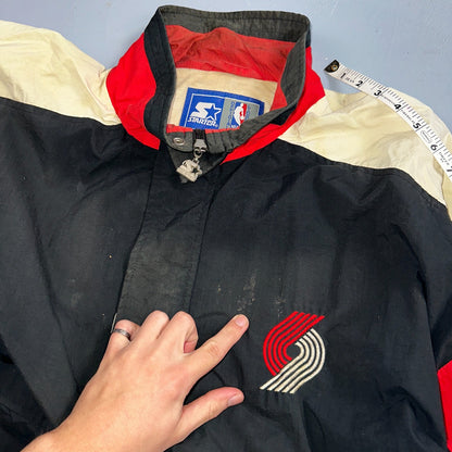 Vintage Starter NBA Portland Trail Blazers 90s Jacket Men’s XL Coat Basketball