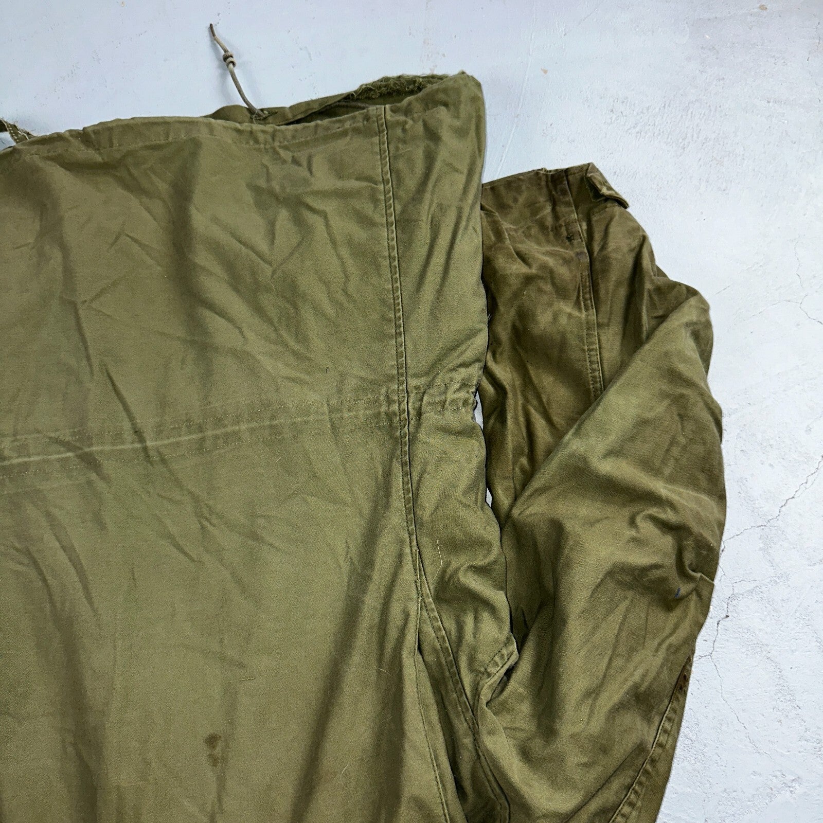 VTG US ARMY M-65 Field Jacket Coat Cold Weather Mans OG-107 Vietnam 70s Medium