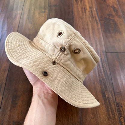 Henschel Canvas Hat Hatquarters USA TAN Mens Western Outdoors Outback Bucket 90s