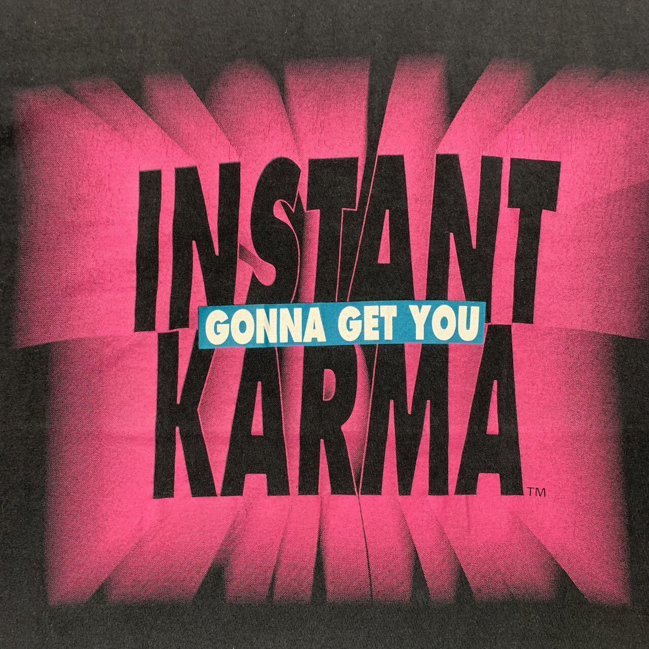 Nike Vintage T Shirt Mens Instant Karma Frank Ocean Lennon Music Rap Pink 90s