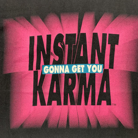 Nike Vintage T Shirt Mens Instant Karma Frank Ocean Lennon Music Rap Pink 90s