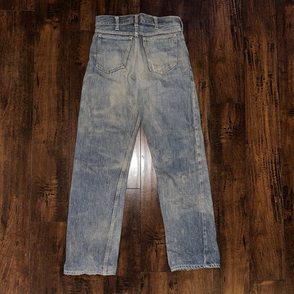 Bally True VTG 40s 50s Redline Selvedge Denim Jeans 1950s Levi’s Big E 27x30