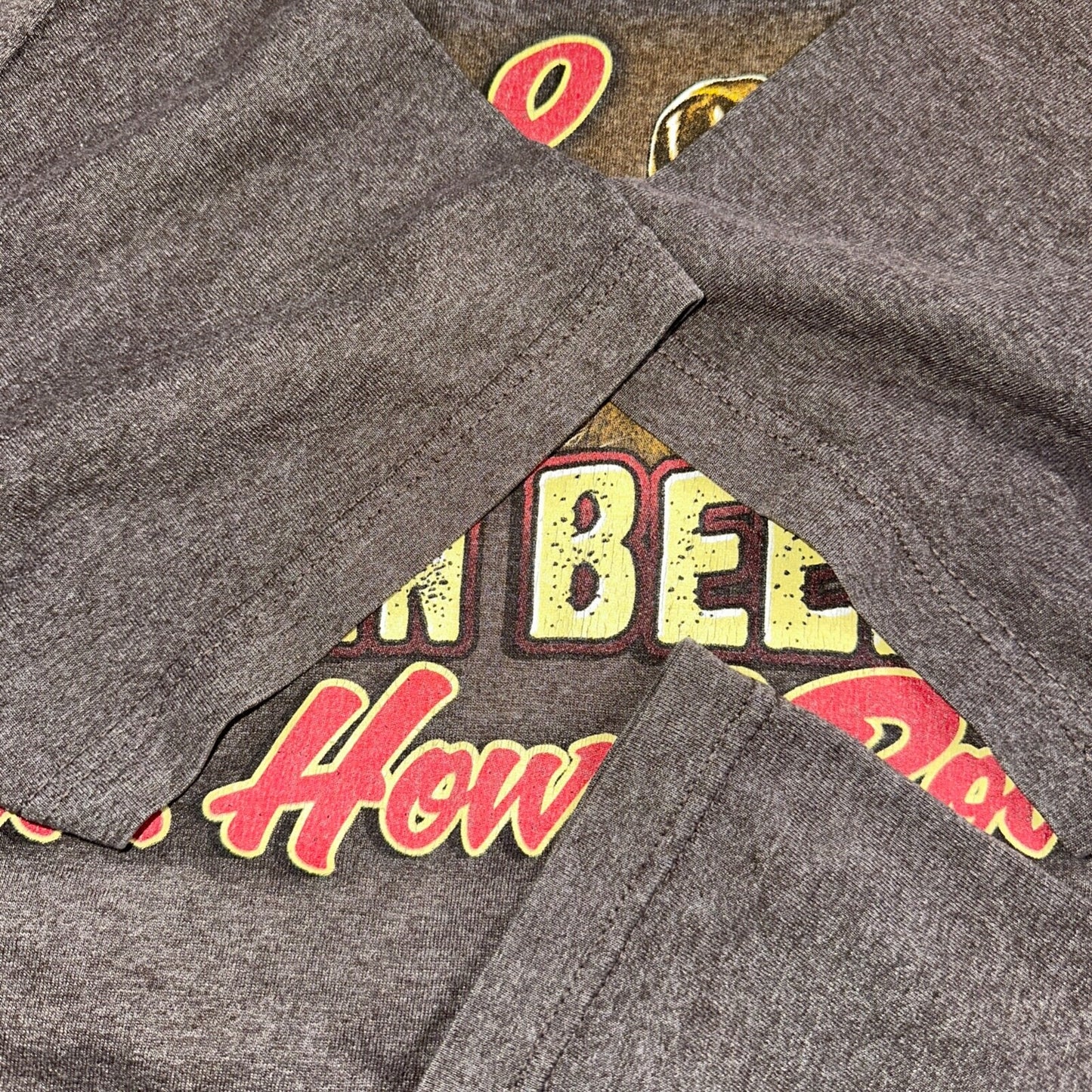 Buck Wear Funny Deers and Beers VTG T Shirt Redneck Brown Y2K Cool Hunting Joke