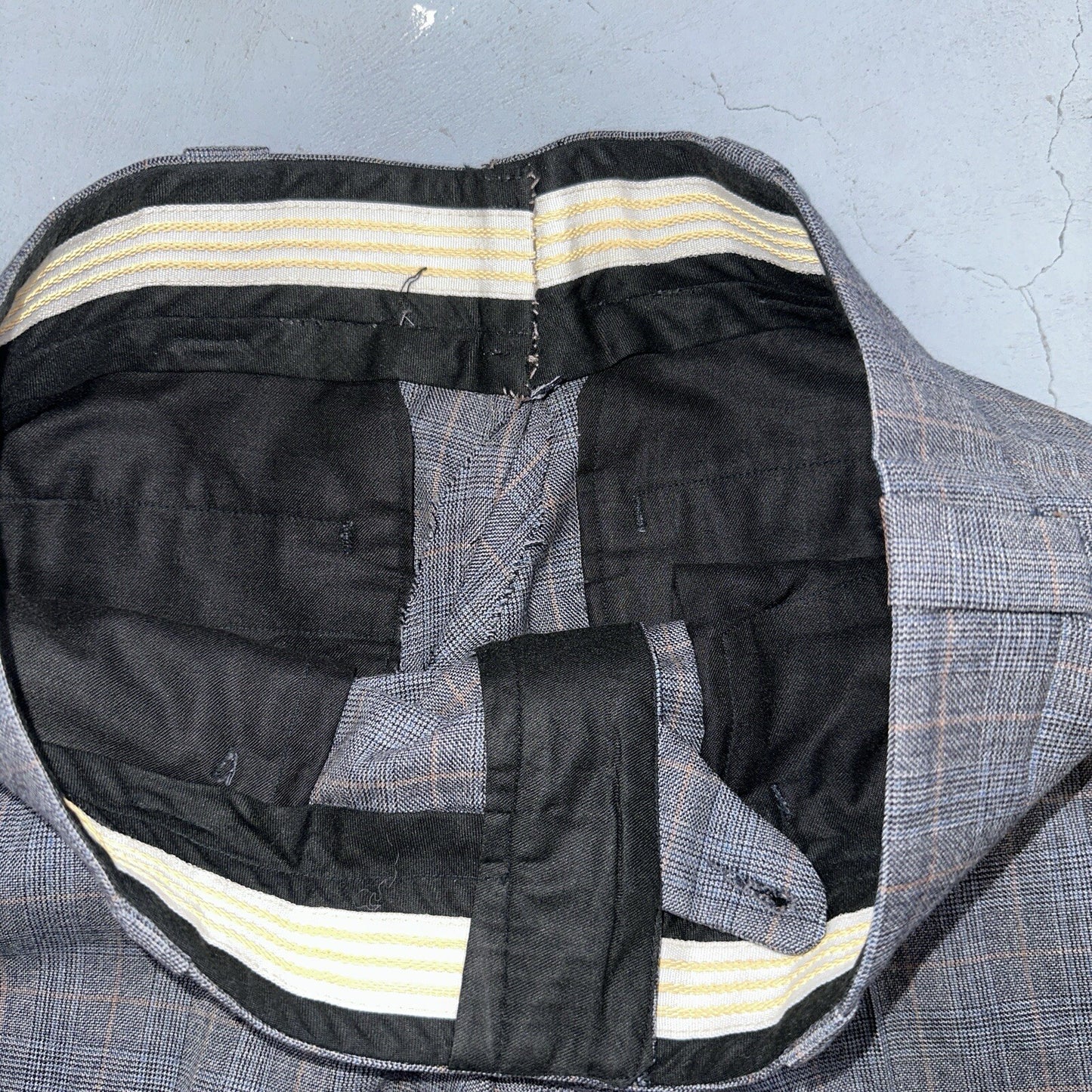 VTG Mens 3 PC Suit 42 Jacket Coat Pants Vest Plaid Rockabilly 70s 1970s Brown