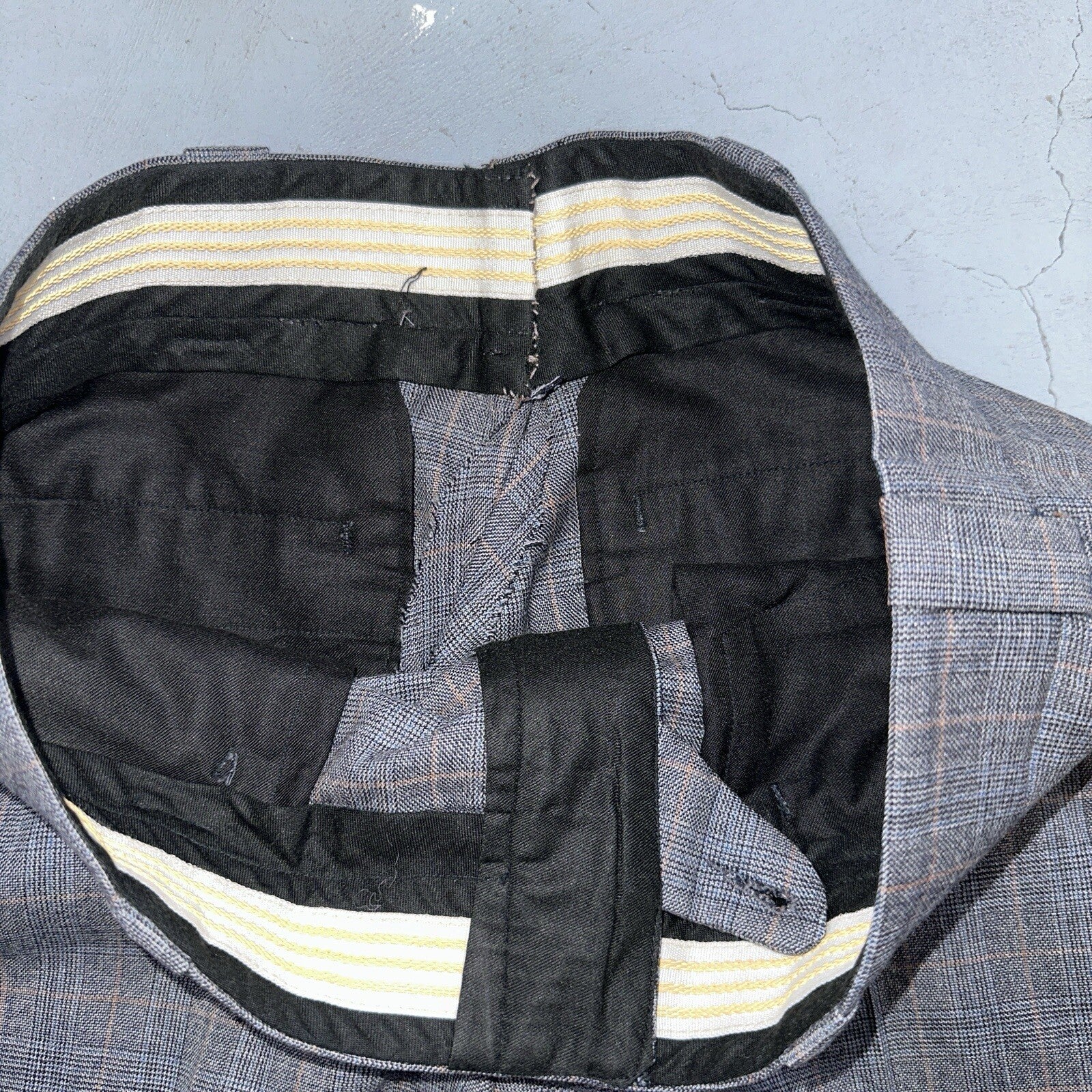 VTG Mens 3 PC Suit 42 Jacket Coat Pants Vest Plaid Rockabilly 70s 1970s Brown