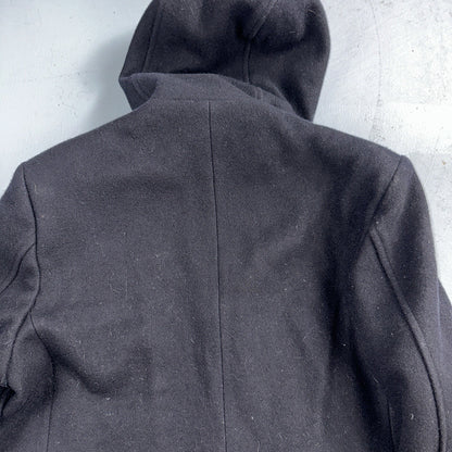 L.L. Bean Men S US Navy Anchor Collection Toggle Wool Pea Coat Jacket USA VTG