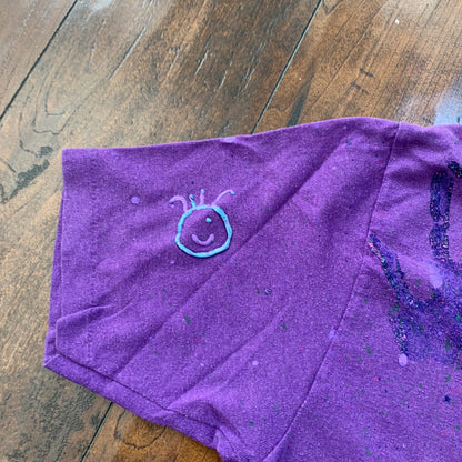 Womens Small Art Paint Vintage T Shirt Custom Painted Danny One Of One 80s 90s