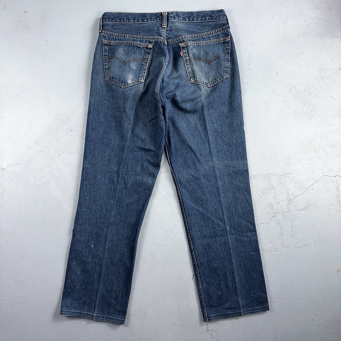 Levis 501 Vintage 80s USA XX Straight Leg Jeans Blue Light Wash 36x40 Act 32x29
