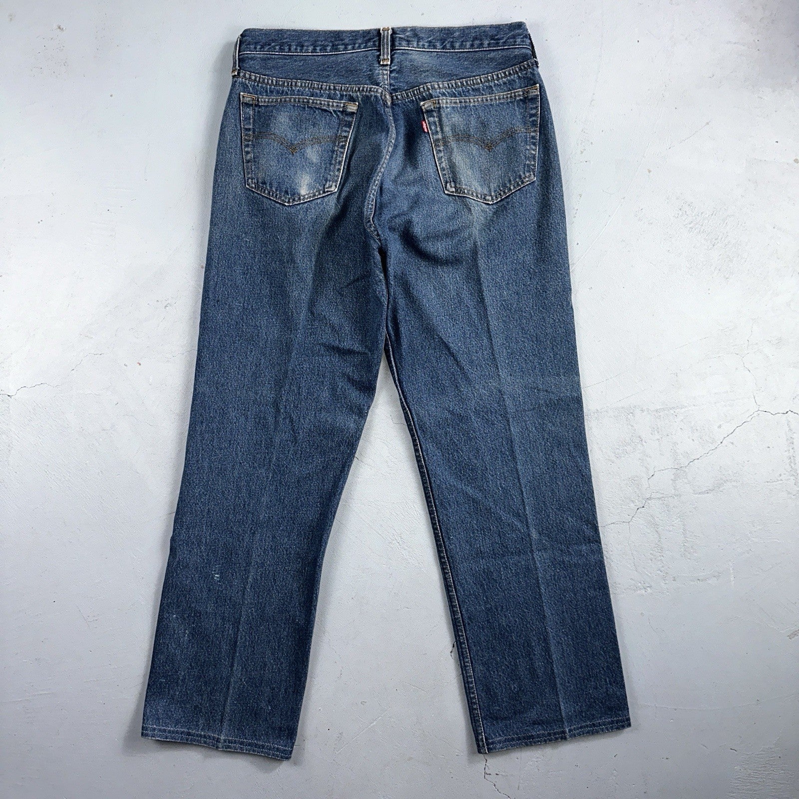 Levis 501 Vintage 80s USA XX Straight Leg Jeans Blue Light Wash 36x40 Act 32x29