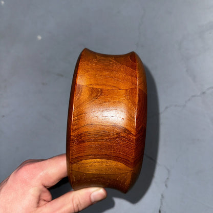 Digsmed Beautiful MCM Design Denmark Teak Wood Bowl Uniform Grain